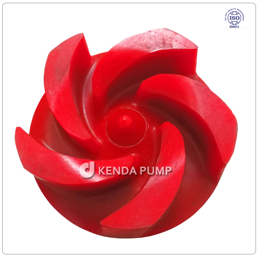 Long life polyurethane PU slurry pump impeller