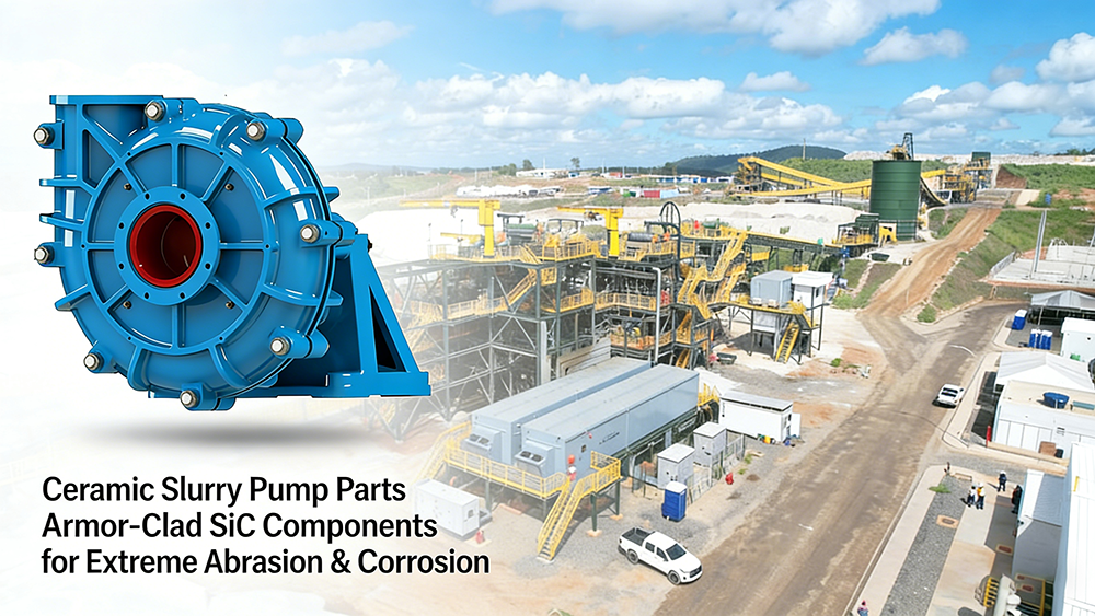 High-performance Ceramic Slurry Pump Parts featuring Armor-Clad SiC technology. The image highlights a heavy-duty ceramic pump casing designed to replace traditional metal parts for superior wear resistance in mining. High-performance Ceramic Slurry Pump Parts featuring Armor-Clad SiC technology. The image highlights a heavy-duty ceramic pump casing designed to replace traditional metal parts for superior wear resistance in mining.